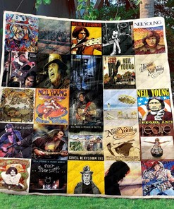 Personalized Neil Young Ver2 Blanket Quilt Bedding Set - Suitable for Home Decoration and Family Gifts