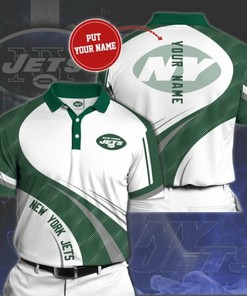 Personalized New York Jets No135 Polo Shirt, 3D All Over Print 8448