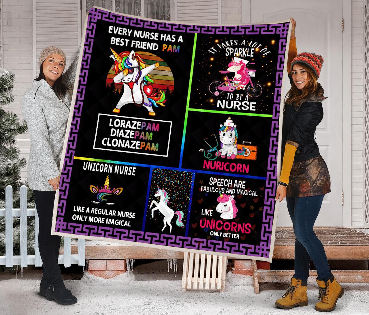 Personalized Nuricorn Quilt Bedding Set - Perfect for Bedroom Decor and Family Gifts