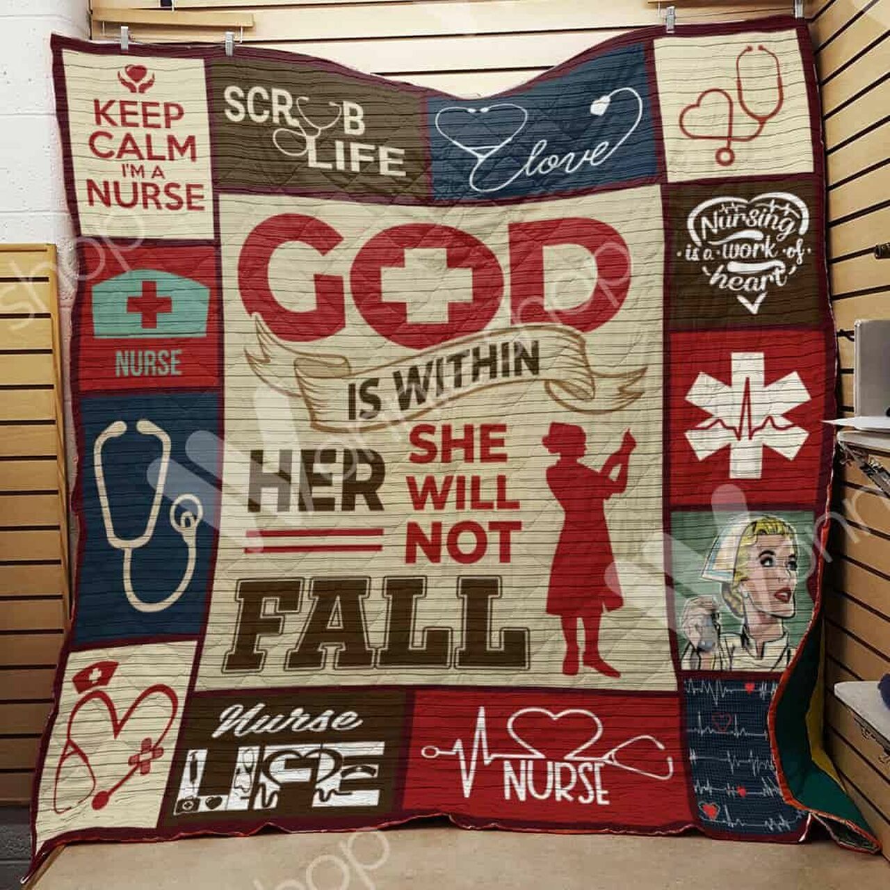 Personalized Nurse Quilt Bedding Set Blanket Family Gifts