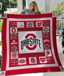 Personalized Ohio State Buckeyes Blanket Quilt Bedding Set - Suitable for Picnic according to Hobby