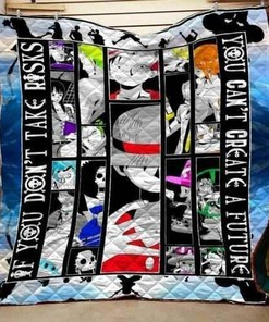 Personalized One Piece Create Future Quilt Bedding Set Blanket- Great Gifts for Family