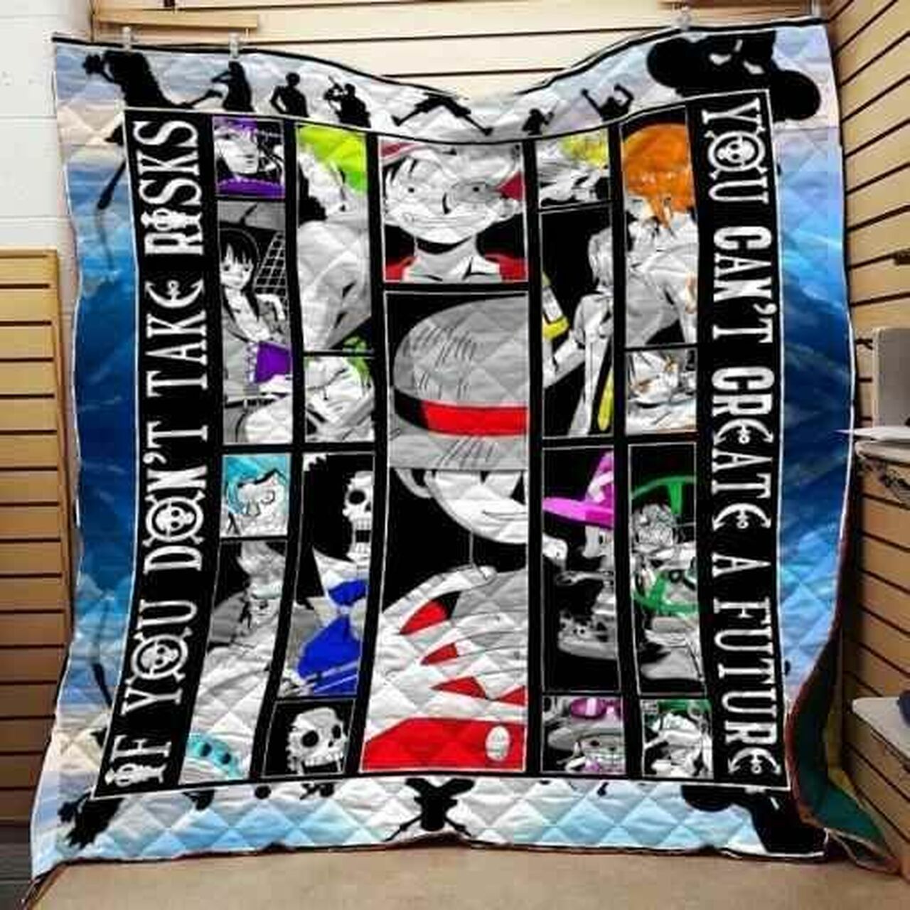 Personalized One Piece Create Future Quilt Bedding Set Blanket- Great Gifts for Family