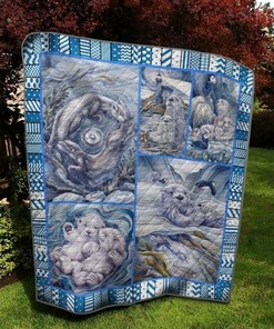 Personalized Otter Oops Babe I Love You Quilt Bedding Set Blanket, Home Decor & Family Gifts