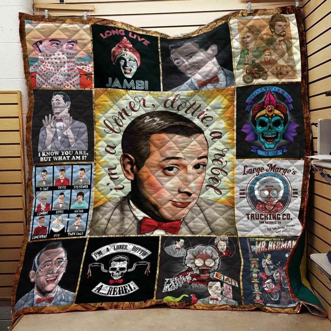 Personalized Peewee Inspired Quilt Bedding Set - Perfect for Bedroom Decor and Family Gifts