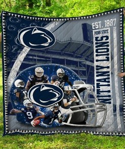 Personalized Penn State Nittany Lions Quilt Bed Set Blanket - Perfect Gifts for Fans and Family