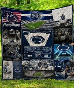 Personalized Penn State Nittany Lions Quilt Blanket - Gifts for Family and Home Decor