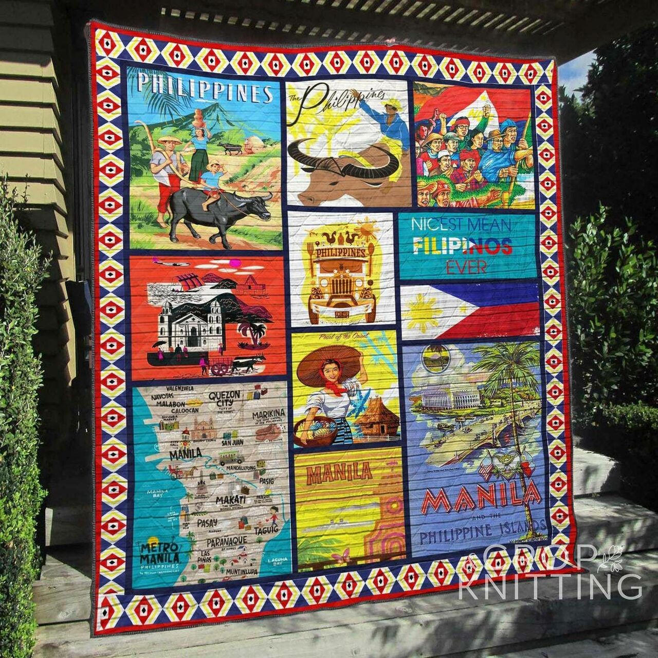 Personalized Philippines Bi270607 TBG Quilt Bedding Set - Great for Bedroom Decoration and Family Gifts