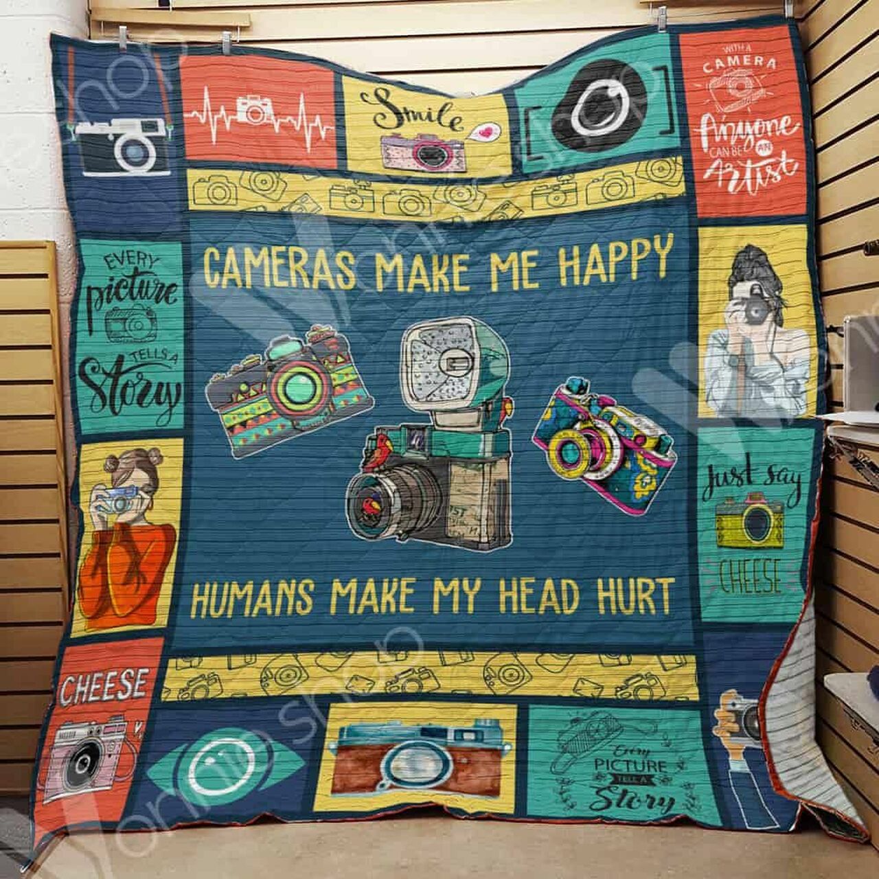 Personalized Photography Quilt Bedding Set Blanket - Great for Bedroom Decoration and Family Gifts