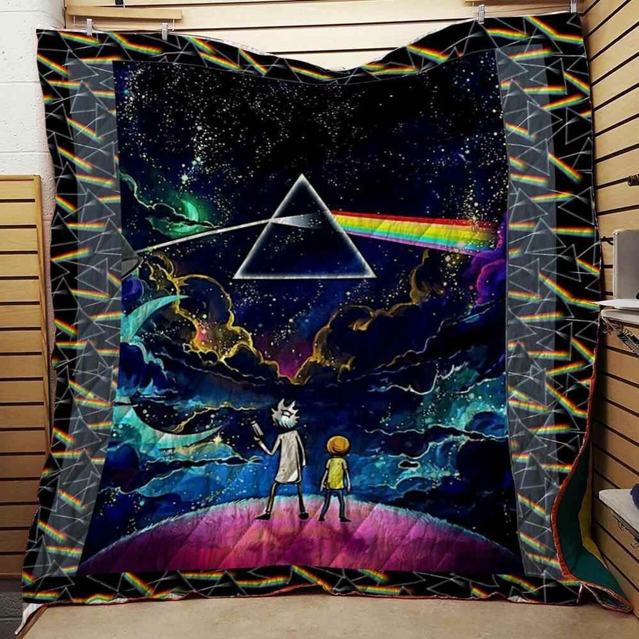 Personalized Pink Floyd 2 Quilt Blanket - Perfect for Bedroom Decor and Family Gifts