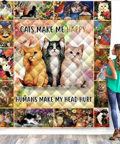 Personalized Pitbull Can I Check It Quilt Bedding Set for Home Decoration and Family Gifts