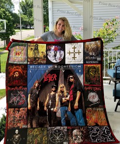 Personalized Quilt Bedding Set Blanket with Slayer Album Covers for Home Decoration and Gifts
