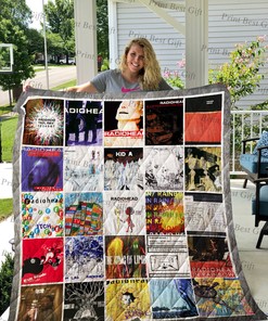 Personalized Radiohead Albums Quilt Bedding Set - Suitable for Home Decoration