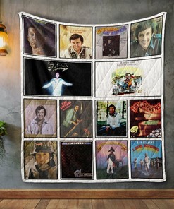 Personalized Ray Stevens Album Covers Quilt Blanket Bedding Set - Great Gifts for Family