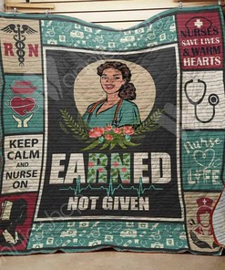Personalized Registered Nurse RN Quilted Bedding Set Blanket for Home Decoration and Family Gifts