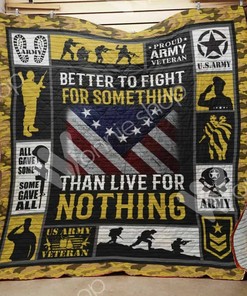 Personalized Remember Veteran Quilt Blanket Bedding Set - Great Gifts for Family