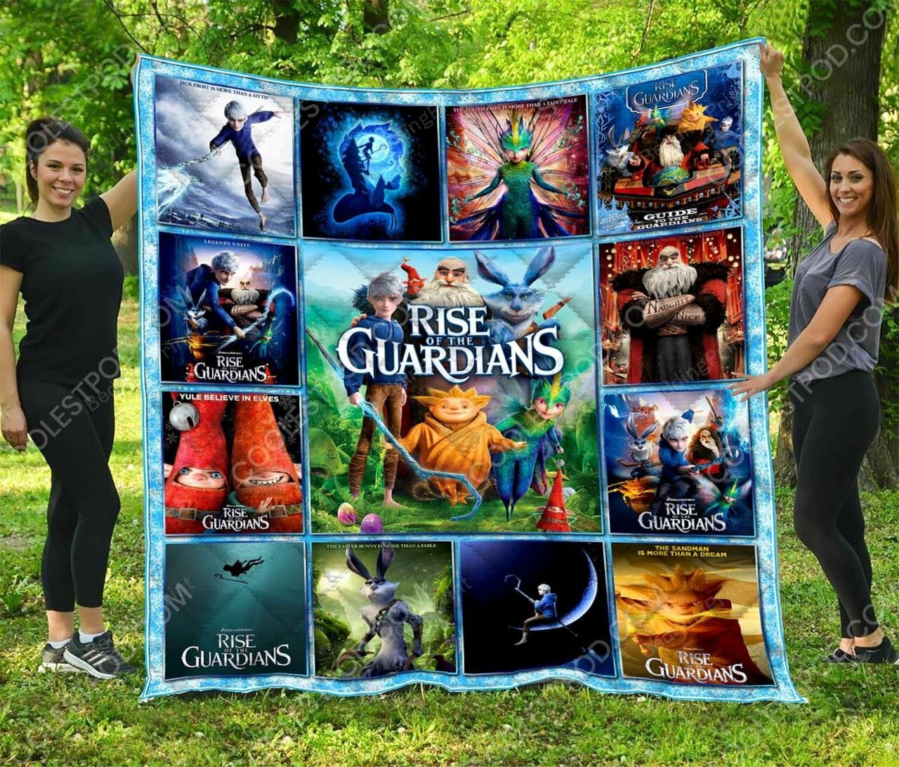 Personalized Rise of the Guardians Quilt Bedding Set - Great for Bedroom Decor and Family Gifts