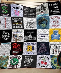 Personalized Riverdale Collage Quilt Bedding Set, Great for Bedroom Decoration and Gifts for Fans