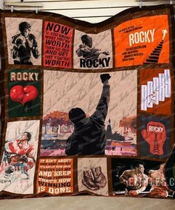 Personalized Rocky Balboa Quilt Bedding Set - Perfect Bedroom Decor and Family Gift