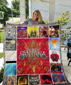 Personalized Santana Albums Cover Poster Quilt Bedding Set Blanket for Home Decoration and Family Gifts