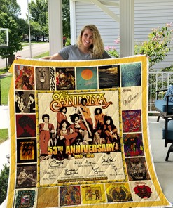 Personalized Santana Band Quilt Bed Set Blanket - Great for Bedroom Decor and Family Gifts