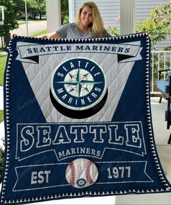 Personalized Seattle Mariners Quilt Bedding Set Blanket - Gifts for Fans and Family
