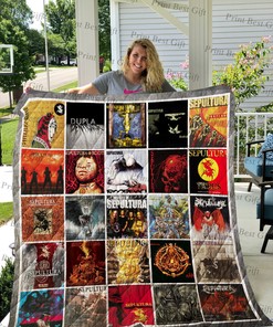 Personalized Sepultura Albums Quilt Bedding Set - Great for Bedroom Decor and Family Gifts