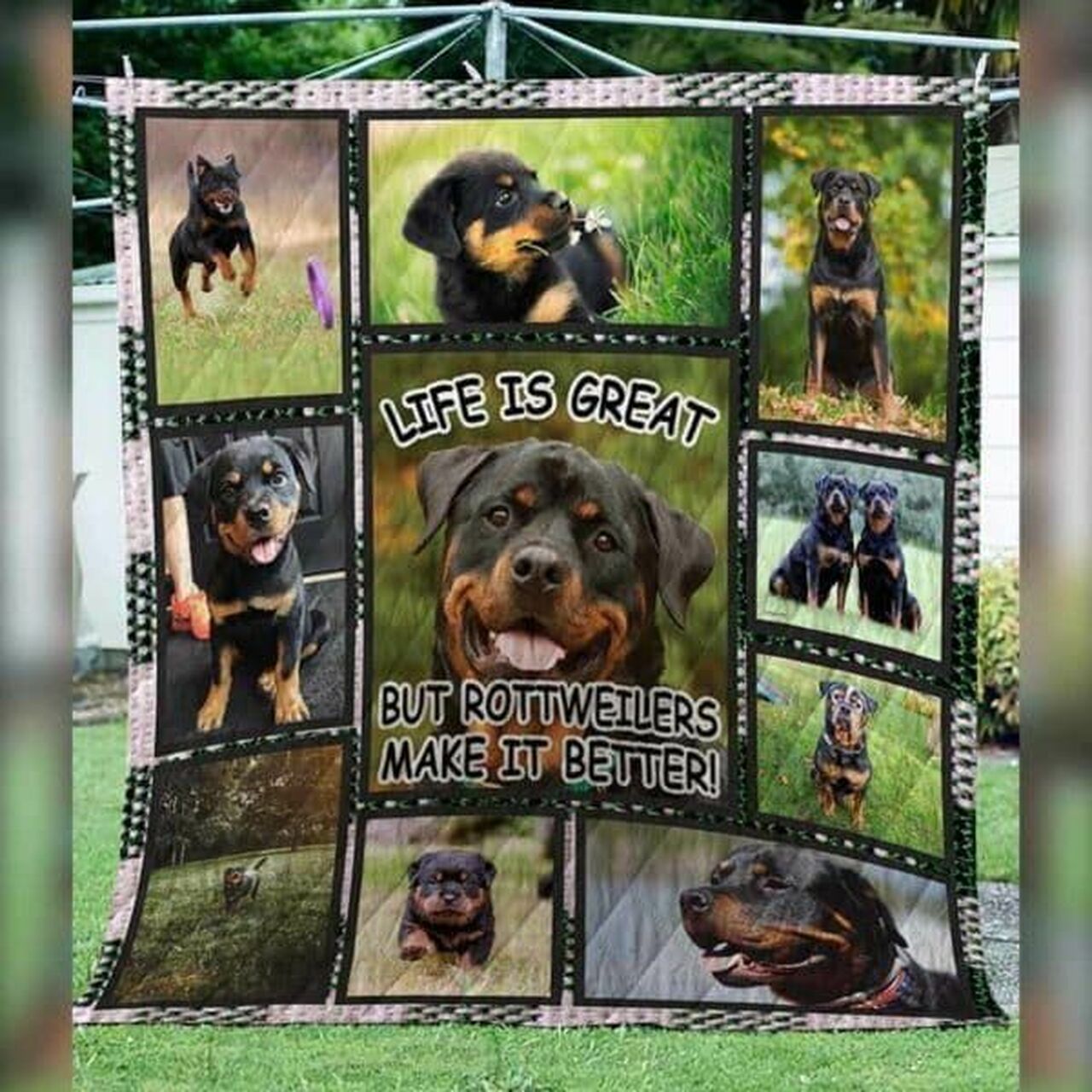 Personalized Shar Pei The Chinese Dog Quilt Bed Set Blanket - Great for Bedroom Decor and Family Gifts
