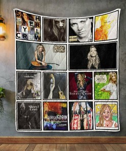 Personalized Sheryl Crow Album Covers Quilt Blanket Bedding Set - Perfect for Bedroom Decor and Family Gifts