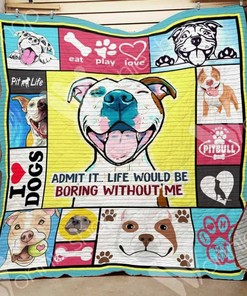 Personalized Shih Tzu Colorful Love Quilt Bed Set Blanket- Great for Bedroom Decor and Family Gifts