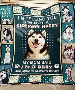 Personalized Siberian Husky Quilt Bedding Set Blanket for Home Decoration and Gifts