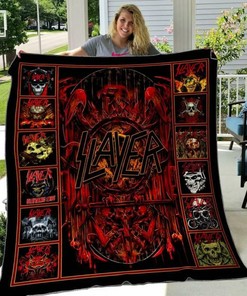 Personalized Slayer Quilt Bedding Set Blanket for Home Decoration and Family Gifts