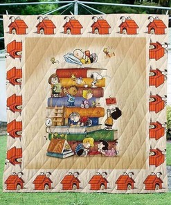 Personalized Snoopy Crib Blanket Quilt Bedding Set - Great for Bedroom Decoration and Family Gifts