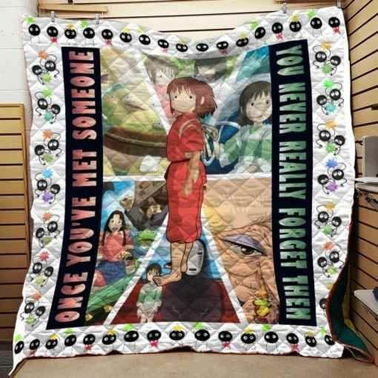 Personalized Spirited Away Ghibli Quilt Bedding Set - Perfect Gifts for Family and Bedroom Decor