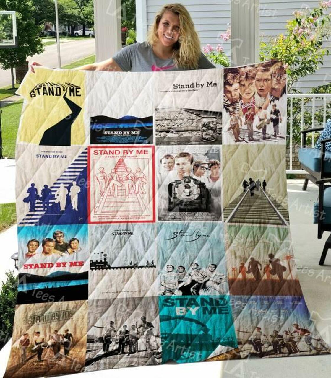 Personalized Stand By Me Quilt Bedding Set - Great for Bedroom Decoration and Family Gifts