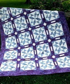 Personalized Stars Pattern Quilt Bedding Set for Home Decoration & Picnic, Great Gifts for Family