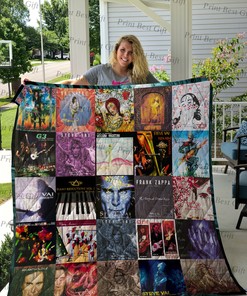 Personalized Steve Vai Albums Quilt Bedding Set - Great for Bedroom Decor and Family Gifts