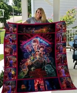 Personalized Stranger Things Quilt Blanket Bedding Set for Home Decoration