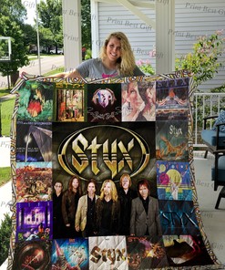 Personalized Styx Albums Cover Quilt Bedding Set - Gifts for Fans and Family