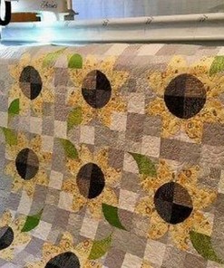 Personalized Sunflower Quilt Bedding Set for Home Decor and Great Family Gifts