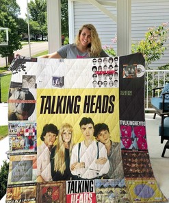 Personalized Talking Heads Quilt Bedding Set - Great for Bedroom Decor and Family Gifts