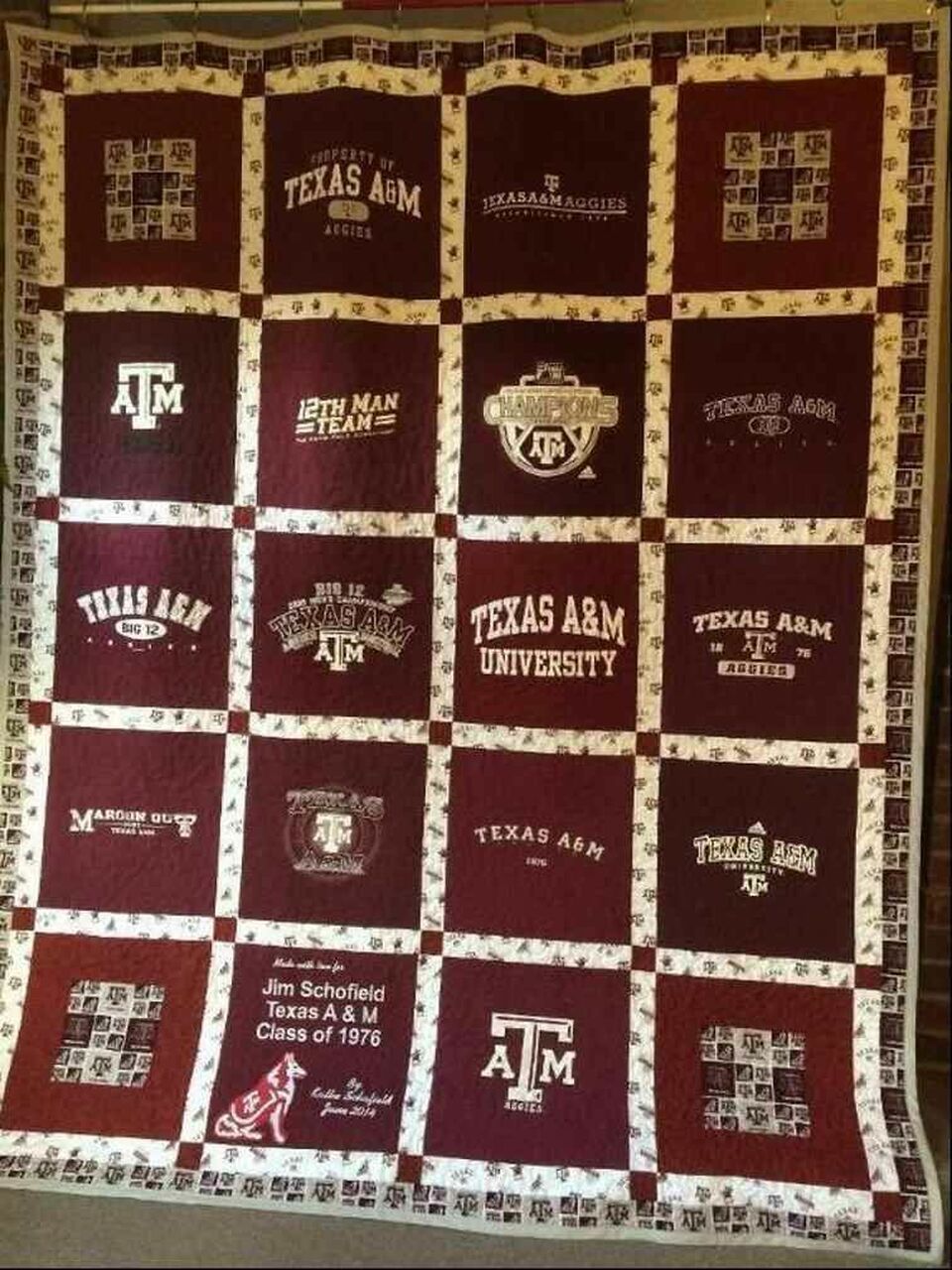 NCAA Texas A&M Aggies Quilt Blanket #31