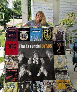 Personalized The Byrds Album Covers Quilt Bedding Set - Great for Bedroom Decor and Family Gifts