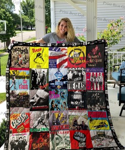 Personalized The Clash Albums Quilt Bedding Set - Great for Bedroom Decor and Family Gifts