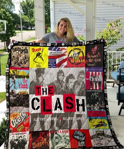 Personalized The Clash Albums Quilt Bedding Set - Suitable for Home Decoration