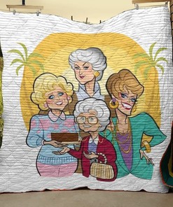 Personalized The Golden Girls Quilt Bedding Set Blanket - Great for Bedroom Decor and Family Gifts
