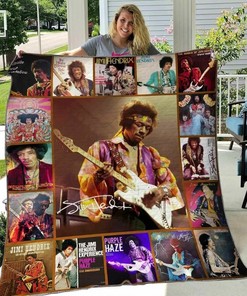 Personalized The Jimi Hendrix Blanket Quilt Bedding Set - Gifts for Fans and Family