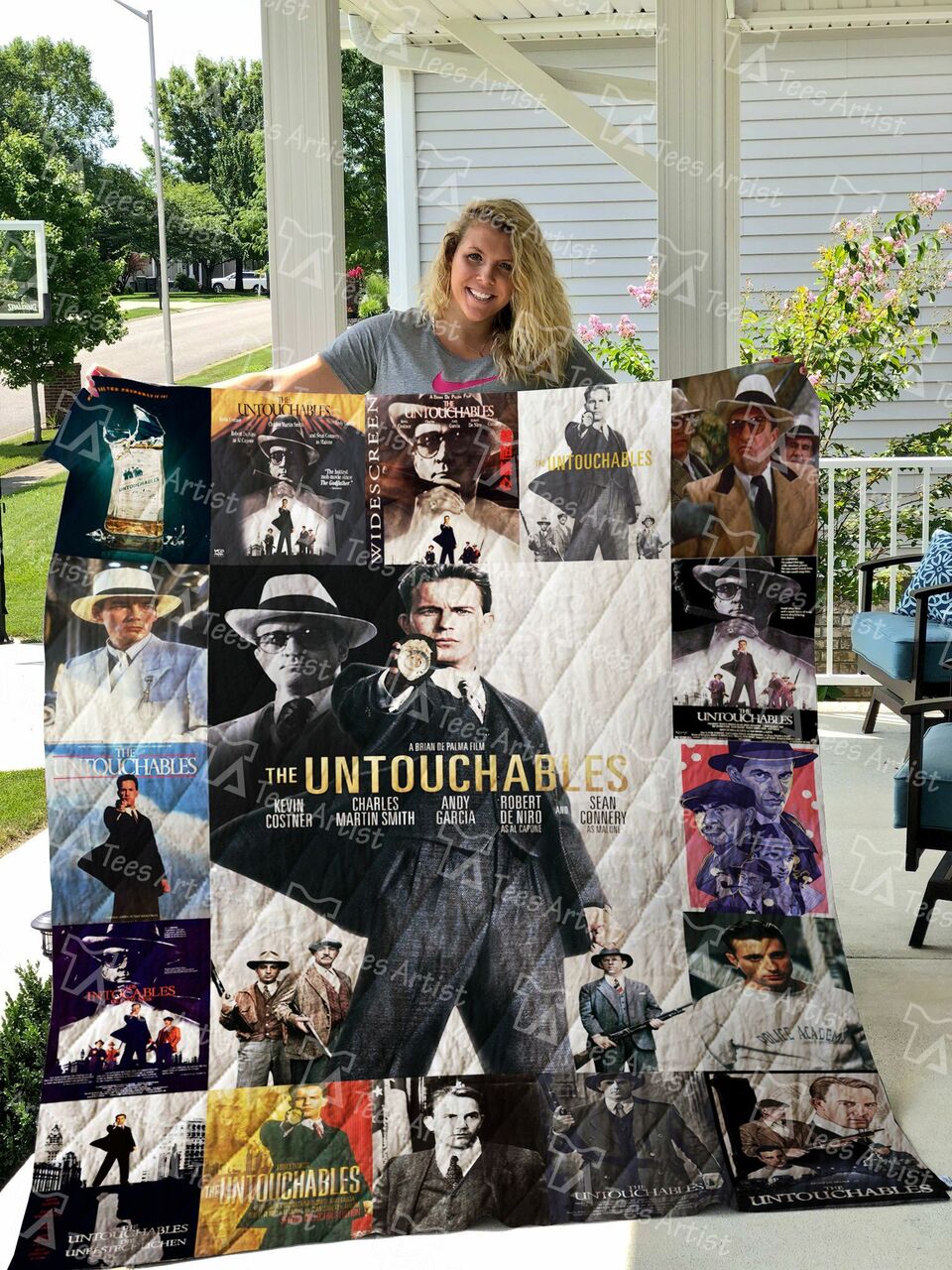 Personalized The Untouchables Quilt Bedding Set Blanket - Great for Bedroom Decor and Family Gifts
