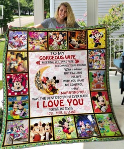 Personalized To My Gorgeous Wife Quilt Bedding Set Blanket - Perfect for Bedroom Decor and Family Gifts