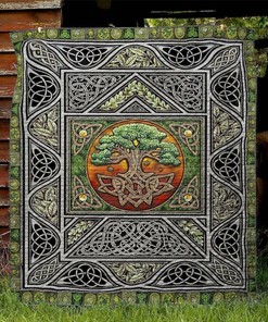 Personalized Tree Of Life Quilt Bedding Set - Great for Family Gifts and Nature Lovers